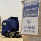 Aid delivered in the Gaza Strip, May 2025. Credit: Courtesy of Gaza Humanitarian Foundation