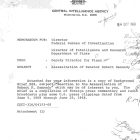 Captura de pantalla a un documento desclasificado del asesinato de Robert F. Kennedy