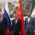 Chinese Foreign Minister, Russian Deputy Foreign Minister and Iranian Deputy Foreign Minister