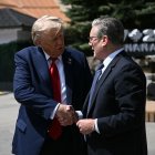 Trump y Starmer en el G7/ Brendan Smialowski