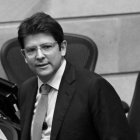 El senador y candidato de derecha, Miguel Uribe Turbay