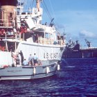 Miembros de la Guardia Costera, en una foto de archivo.