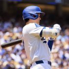 Shohei Ohtani, durante un partido con los Dodgers de Los Angeles