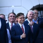 Johnson y Trump en la Casa Blanca/ Brendan Smialowski
