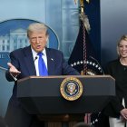 Trump y Bondi en la Casa Blanca/ Andrew Caballero- Reynolds