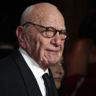 Rupert Murdoch arrives at the 11th Breakthrough Prize Ceremony on Saturday, April 5, 2025, in Los Angeles