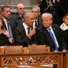 Los presidentes Barack Obama y Donald Trump en una imagen de archivo