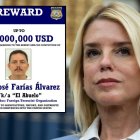 Imagen policial de Juan José Farias Álvarez. Pam Bondi