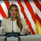 Melania, durante la Tech Dinner en la Casa Blanca