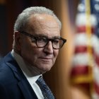 Chuck Schumer, líder de la minoría del Senado, en el Congreso