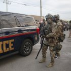 Agentes del ICE, durante un operativo