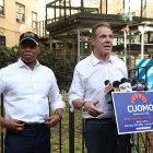 Cuomo en un acto de campaña/ Timothy A. Clary