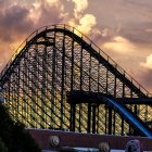 Una montaña rusa del parque Six Flags en Nueva Orleans (Archivo)