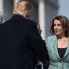 Donald Trump y Nancy Pelosi/ Saul Loeb