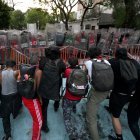 Pro-Palestinian demonstrations in front of the Israeli embassy in Mexico