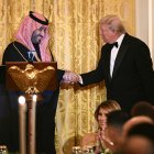 Trump y bin Salman en Casa Blanca/ Brendan Smialowski