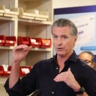 California Governor Gavin Newsom speaks during a press conference announcing $11 insulin and prescription drugs with the CalRX program inside a Cedars-Sinai pharmacy in Los Angeles, California on October 16, 2025. (Photo by Patrick T. Fallon / AFP)