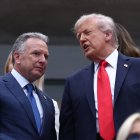 Witkoff conversa con Trump en el US Open/ Charly Triballeau