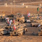 Varios tanques de las Fuerzas de Defensa de Israel (FDI). Imagen de archivo