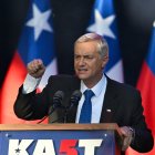 Kast durante un evento de campaña en Temuco/ Eitan Abramovich