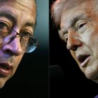 El presidente de Colombia Gustavo Petro y el presidente de EEUU, Donald Trump