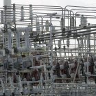 Part of the power grid of Florida Power and Light at a distribution center 08 November 2006, in Miami, Florida. Florida Power and Light Company has re-powered older, less efficient generating units and is building new units that now take less fuel to produce the same amount of electricity