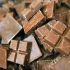 Barras de chocolate en una imagen de archivo