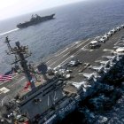 The Nimitz-class aircraft carrier USS Abraham Lincoln