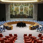 La sala del Consejo de Seguridad de las Naciones Unidas en Nueva York
