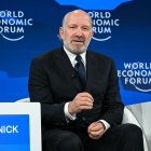 El secretario de Comercio, Howard Lutnick, en el WEF