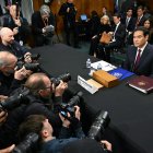 Marco Rubio durante su audiencia en el Senado.