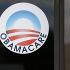 Logo de Obamacare en una compañía de salud en Miami/ Rhona Wise