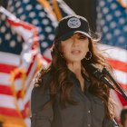 Kristi Noem en Arizona/ Olivier Touron