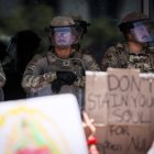 Protesta contra agentes de ICE en Los Ángeles/ Etienne Laurent