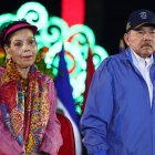 Los dictadores de Venezuela Daniel Ortega y Rosario Murillo