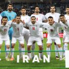 El combinado nacional de Irán, antes de un partido. Imagen de archivo