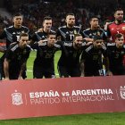 El combinado nacional de Argentina, en un juego frente a España en 2018. Imagen de archivo
