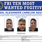El FBI incluye a Aníbal Canelón Aguirre en su lista de los diez fugitivos más buscados