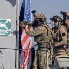 Soldados de las Fuerzas Armadas, durante una operación de rescate. Imagen de archivo