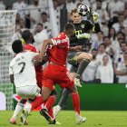 Manuel Neuer, del Bayern de Múnich, durante el partido de ida de los cuartos de final de la Liga de Campeones 2025/2026. 7 de abril de 2026