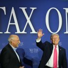 Donald Trump durante un evento en Las Vegas