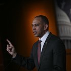 Hakeem Jeffries, líder de la minoría demócrata en la Cámara