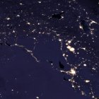 This handout composite satellite image courtesy of NASA Earth Observatory (Files)