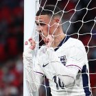 Phil Foden, durante un juego del combinado nacional de Inglaterra en 2024