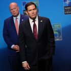 El secretario de Estado, Marco Rubio, en Suecia