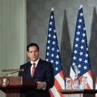 El secretario Marco Rubio desde la India este 24 de mayo.