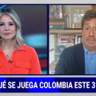 El ex vicepresidente Francisco Santos en una entrevista con Karina Yapor