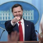 El vicepresidente JD Vance este jueves en la Casa Blanca.