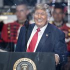 Donald Trump en el National Mall/ Oliver Contreras