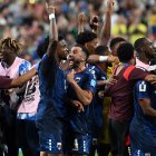 Los jugadores de Cabo Verde celebran la clasificación